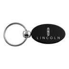 Black Oval Keychain KC1340.LIN.BLK - Officially Licensed for Lincoln
