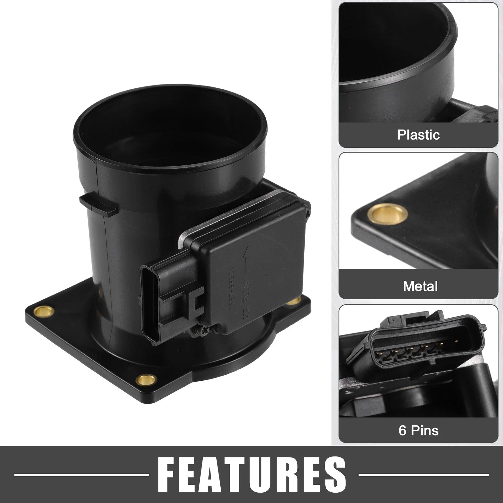 MAF Mass Air Flow Sensor No. 1L2F-12B579-BA for Ford F-150 (2004–2007)