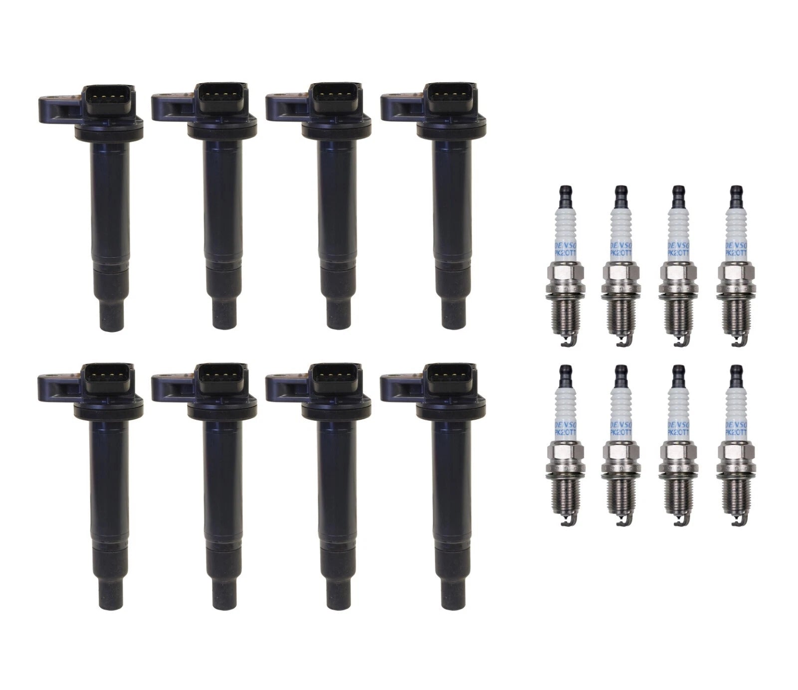 Set of 8 Ignition Coils for Toyota Lexus V8 (Denso)