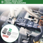 8 Pin Front Headlight Connector Housing for Nissan 