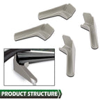 Set of 4 Tan RV Rain Gutter Spouts for Left & Right Sides