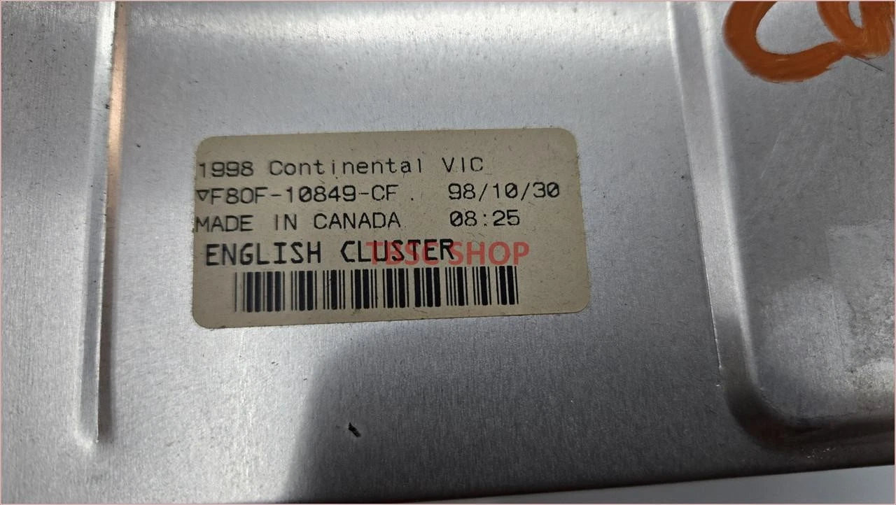 Instrument Cluster for Continental (1998–2002) F8OF-10849-CF