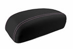 Leather Console Lid Armrest Cover for Hyundai Elantra (2007–2010) Pink Stitch