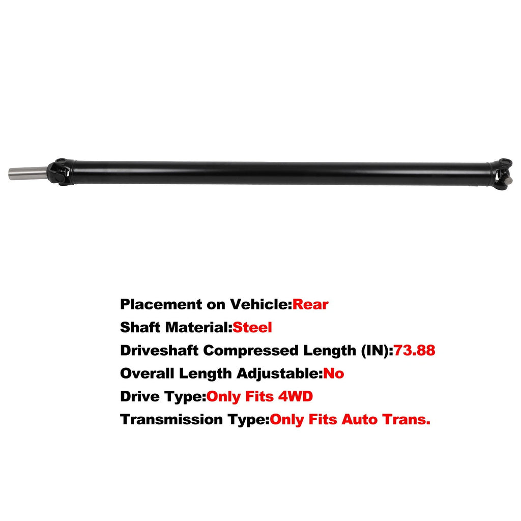 Drive Shaft for Chevrolet Silverado 2500 (2001–2004) 946-399, 15109392