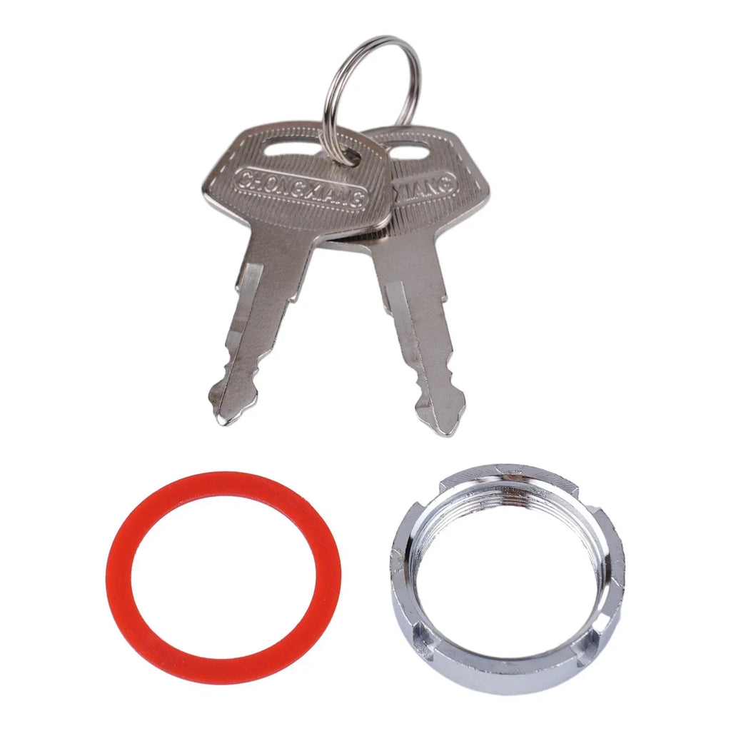 Waterproof 6-Wire Design Motorcycle Ignition Key Switch 2 Keys for Motorcycle