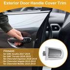 Exterior Door Handle Cover Trim for Chevrolet Malibu (2016–2018) Grey ABS