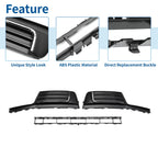Front Lower Bumper Grille for Audi A3 A3PA (2017–2020) With Trim