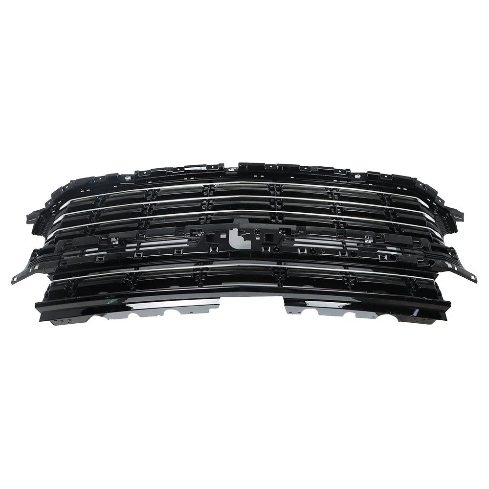 Front Bumper Upper Grille with Chrome Trim for Chevy Tahoe Suburban (2021–2022)