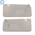Sun Visors Pair for Nissan Versa (2007-2012) with Mirror Gray