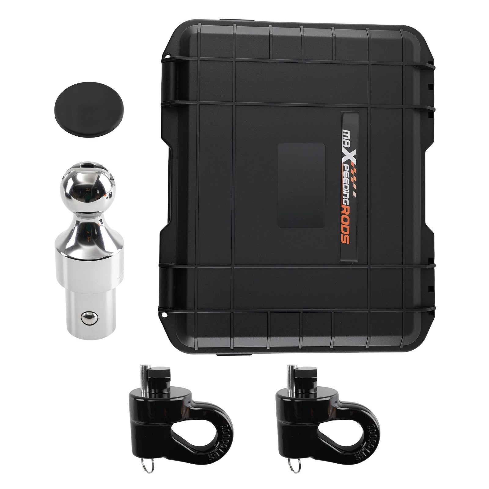 2-5/16 Ball & Chain Kit for F250-F450 (2013–2026) 38000lbs w/Storage Box & Cover