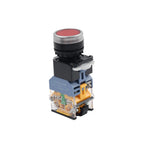 1pc LED Push Button Switch for AC 380V (10A, 22mm)
