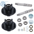 2X Trailer Axle Kits for 2000lb Trailers (5 on 4.5" Bolt Circle)