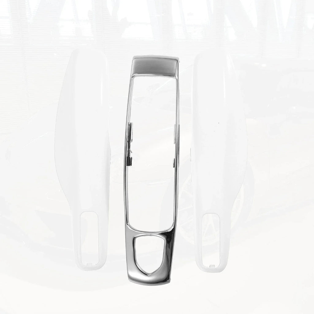 Vehicle Remote Key Cover for Porsche Macan 2014-Up - 1 x Key Shell Case White