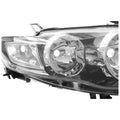 LH+RH Black Headlights Pair for Ford FG Falcon (2008 - 2014)