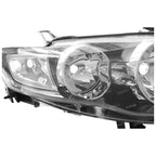 LH+RH Black Headlights Pair for Ford FG Falcon (2008 - 2014)