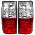 Clear LED Tail Lights LH+RH / 2 x / Toyota Landcruiser (1990–1997)