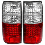 Clear LED Tail Lights LH+RH / 2 x / Toyota Landcruiser (1990–1997)