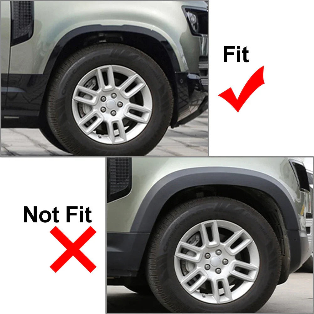 Front Bumper Side Protect Covers for Land Rover Defender 90 110 (2020-2023)