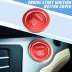 Engine Start Stop Button Cover Sticker for Mercedes-Benz A B C GLC GLA ML (2013–2023) Red