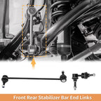 Set of 4 Stabilizer Sway Bar Links for Ford Focus, C-MAX 