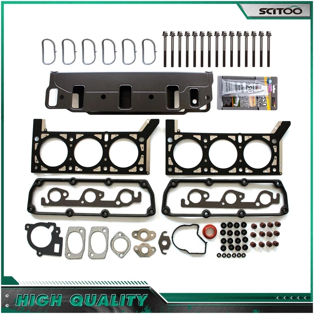 Head Gasket Set w/ Bolts for Chrysler Town & Country Dodge Caravan (2001–2004)
