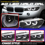 LED Start-Up Sequential HID Projector Headlight Lamps for BMW X5 X6 (2014–2018)