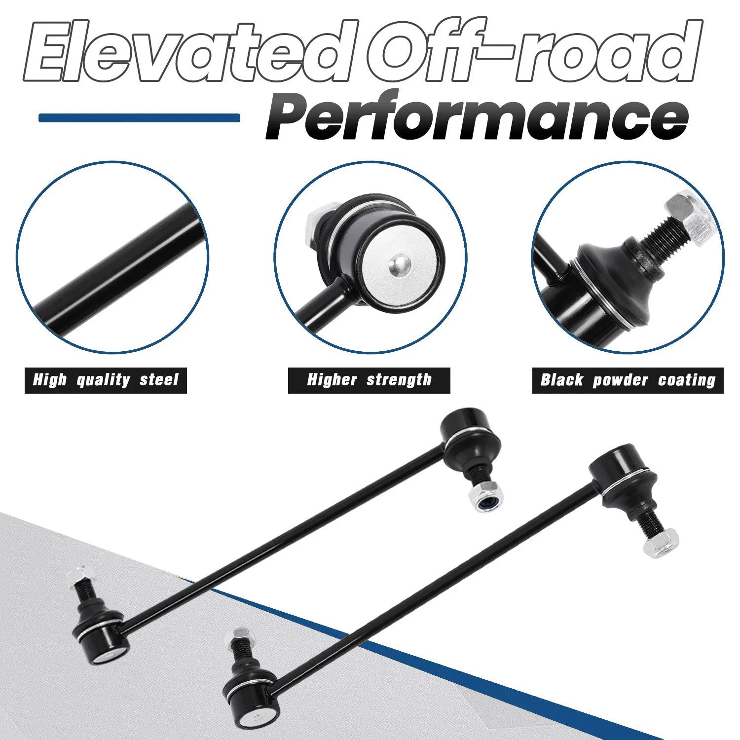 Set of 2 Front Stabilizer Sway Bar Links for Chevy Equinox Terrain Torrent Vue (2008–2017)
