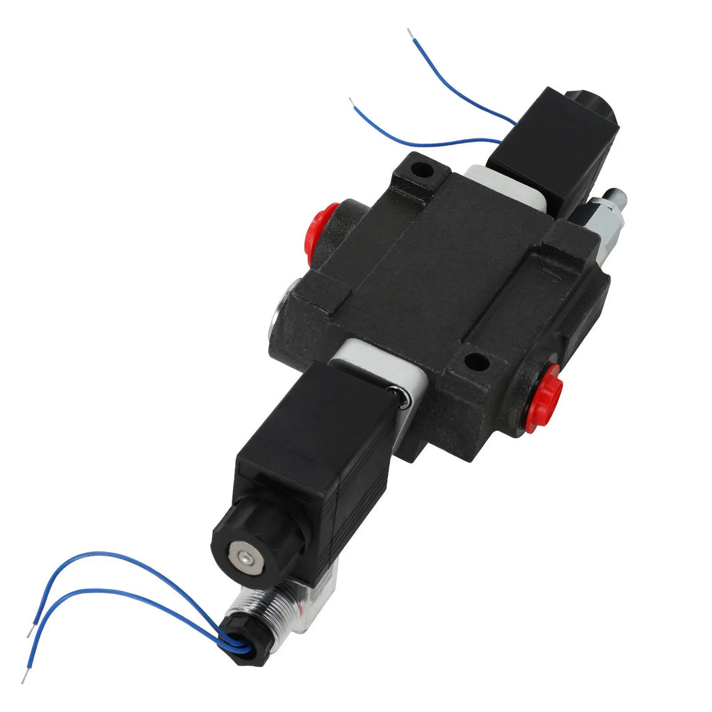 Hydraulic Control Valve 12V Solenoid for SAE Ports (13 GPM, 3600 PSI)