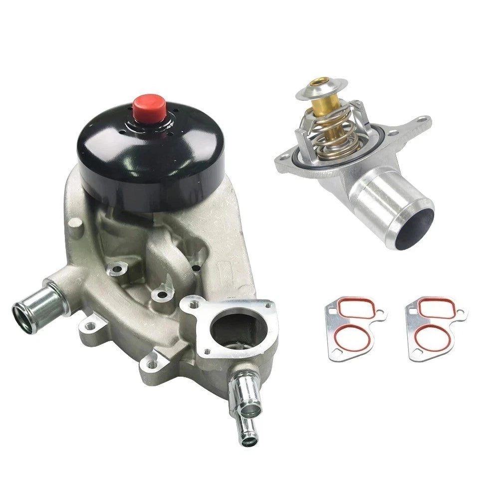 Water Pump & Thermostat for Chevy GMC Cadillac Silverado Escalade (4.8L 5.3L 6.0L)