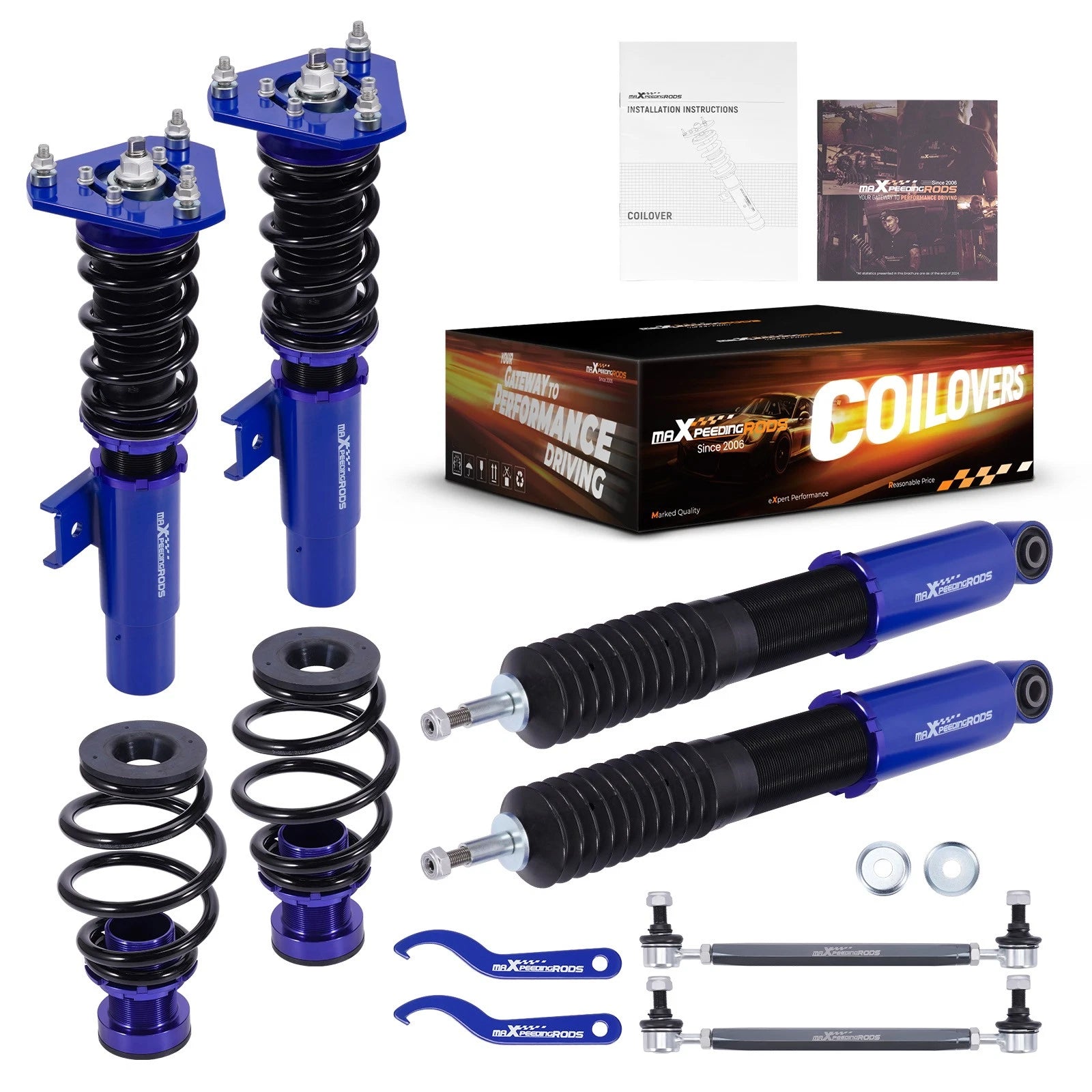 Coilovers Lowering Suspension Kit for Volkswagen Jetta GTI MK5 MK6 (2006–2017)