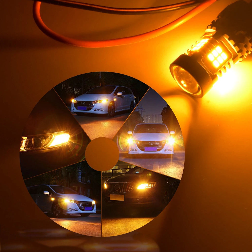 2X Amber LED Turn Signal Lights for Various Models (YYYY–YYYY)