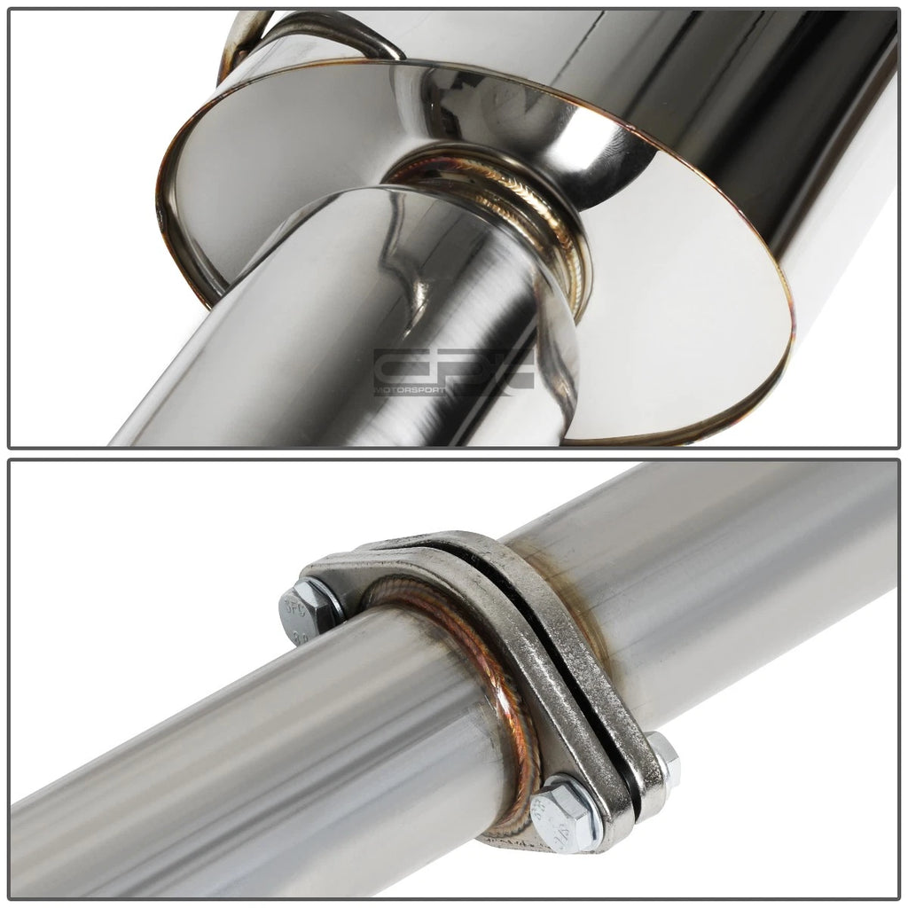 4" Slant Muffler Tip for Mitsubishi Eclipse 2009–2012 (3.8L 6G75) Stainless Racing Catback Exhaust