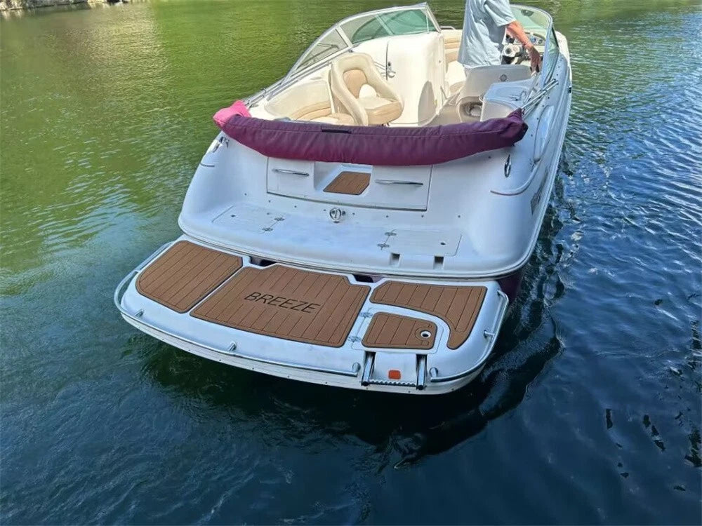 EVA Foam Cockpit Mat for Bryant 234 (2004) - Faux Teak Deck Flooring