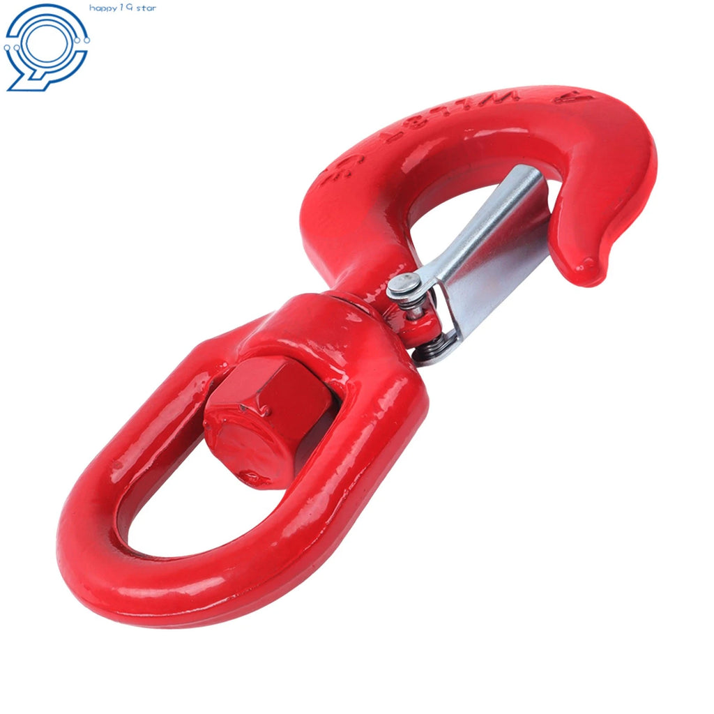 3 Ton Swivel Lifting Hook 5/8" with Safety Latch for Heavy Duty Use