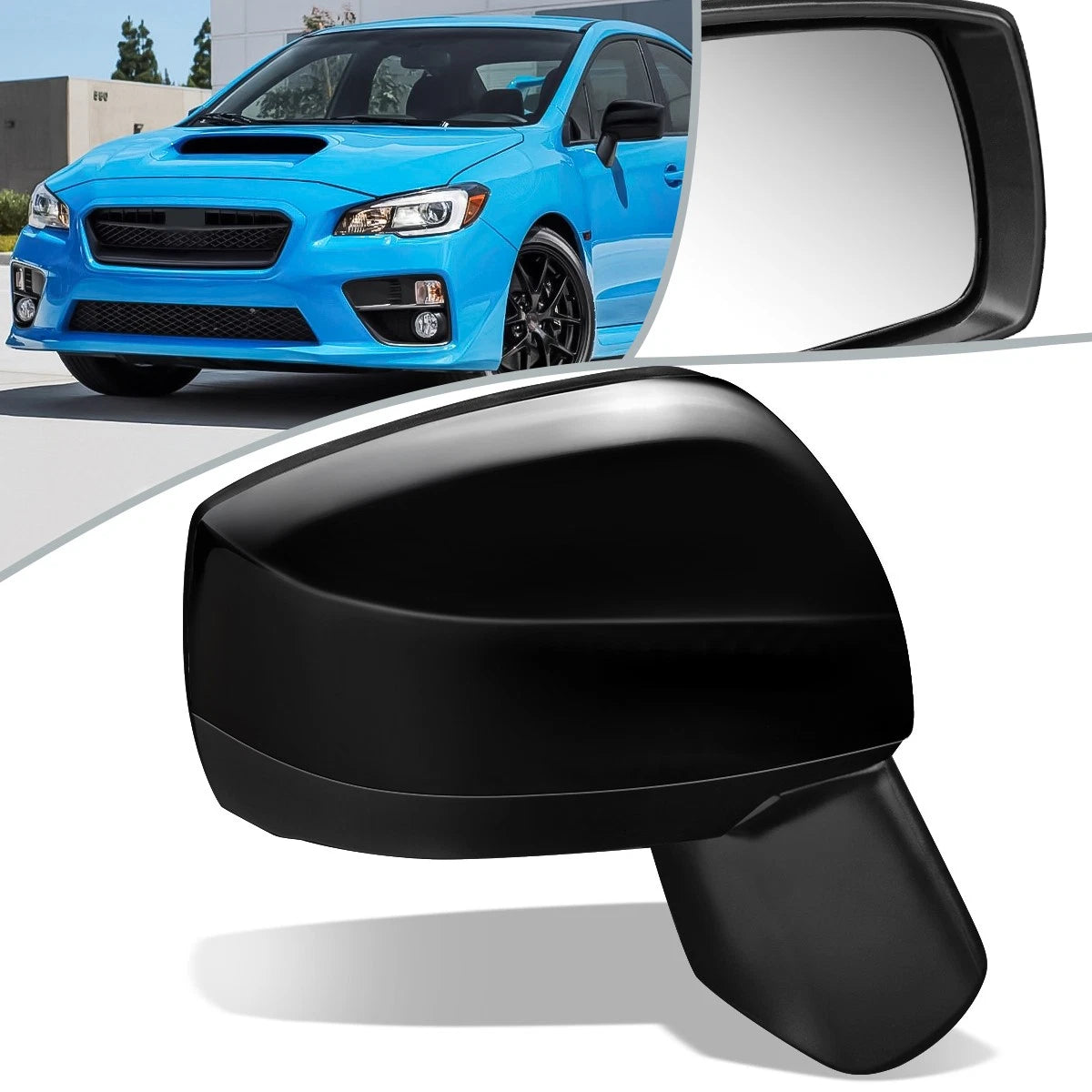 Power Passenger Side Door Mirror Right for Subaru XV Crosstrek Impreza (2015–2017) SU1321140
