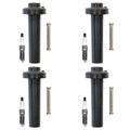 Set of 4 Denso Double Platinum Spark Plugs & Coil Boots for Chevrolet Cavalier (1995–2005)