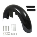 19" Wheel Wrap Front Fender ABS Vivid Black for Harley Touring (2014–2023)
