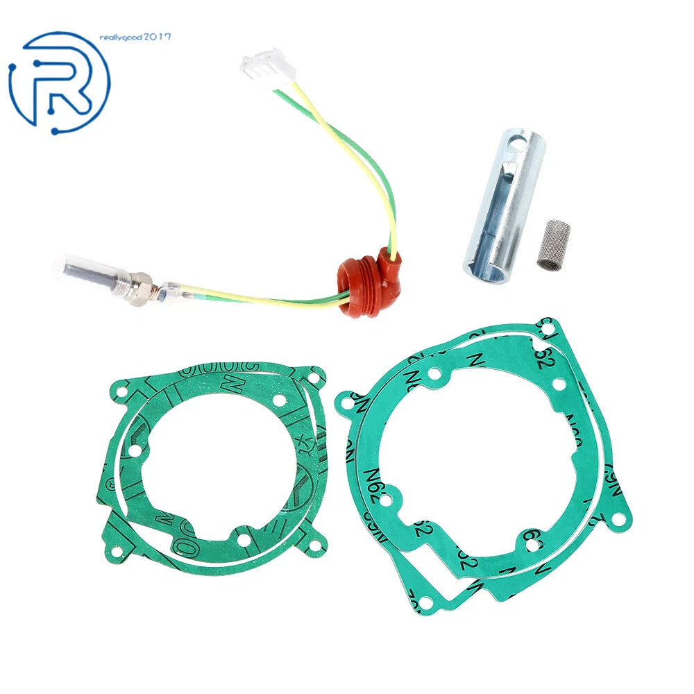 7PCS Diesel Heater Gasket & Ceramic Glow Plug Kit for Car (2KW, 5KW, 8KW)