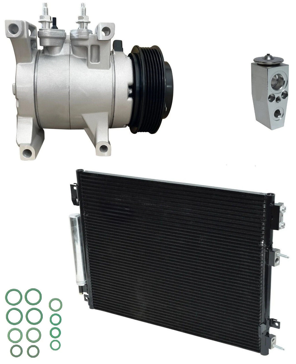 AC Compressor Kit With Condenser for Dodge Charger 3.6L (2013–2014)