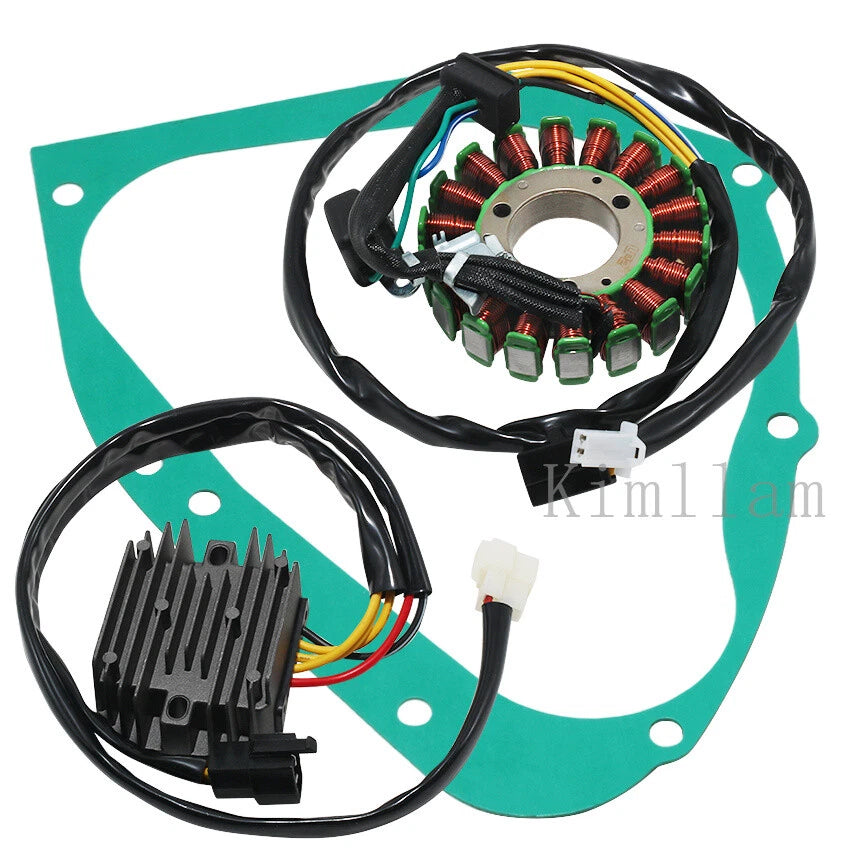 Stator Coil + Regulator Rectifier + Gasket for Suzuki DR200SE (1995–2013) DR125SE (1994–2002)