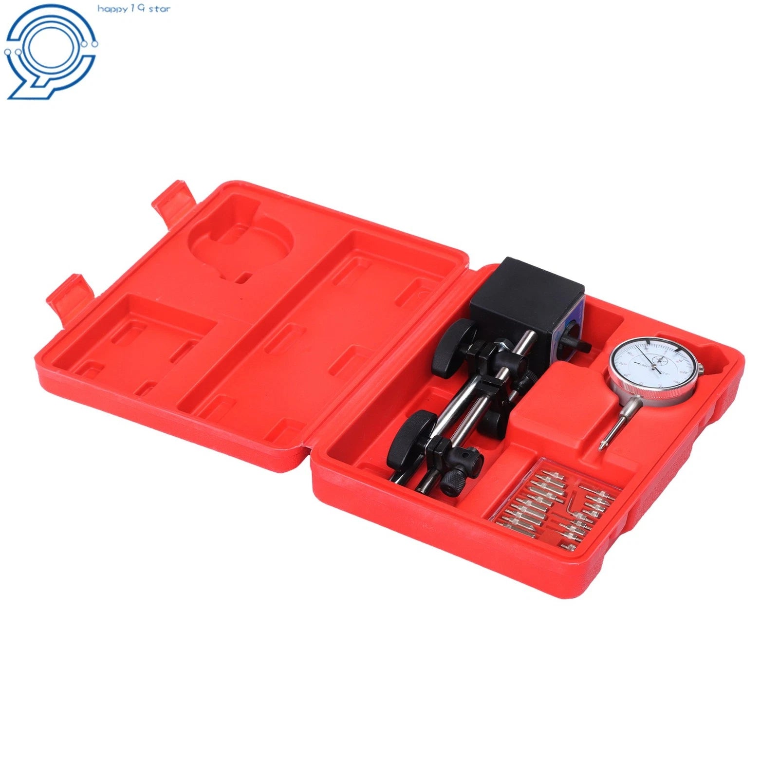 Dial Indicator with Magnetic Base for Universal Use (0-1'' Range)