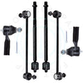 Set of 6 Front Inner Outer Tie Rods for Ford Escape Mazda Tribute (2008–2009)