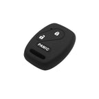 2X Black Silicone 2+1 Button Remote Key Cover Case for Honda 