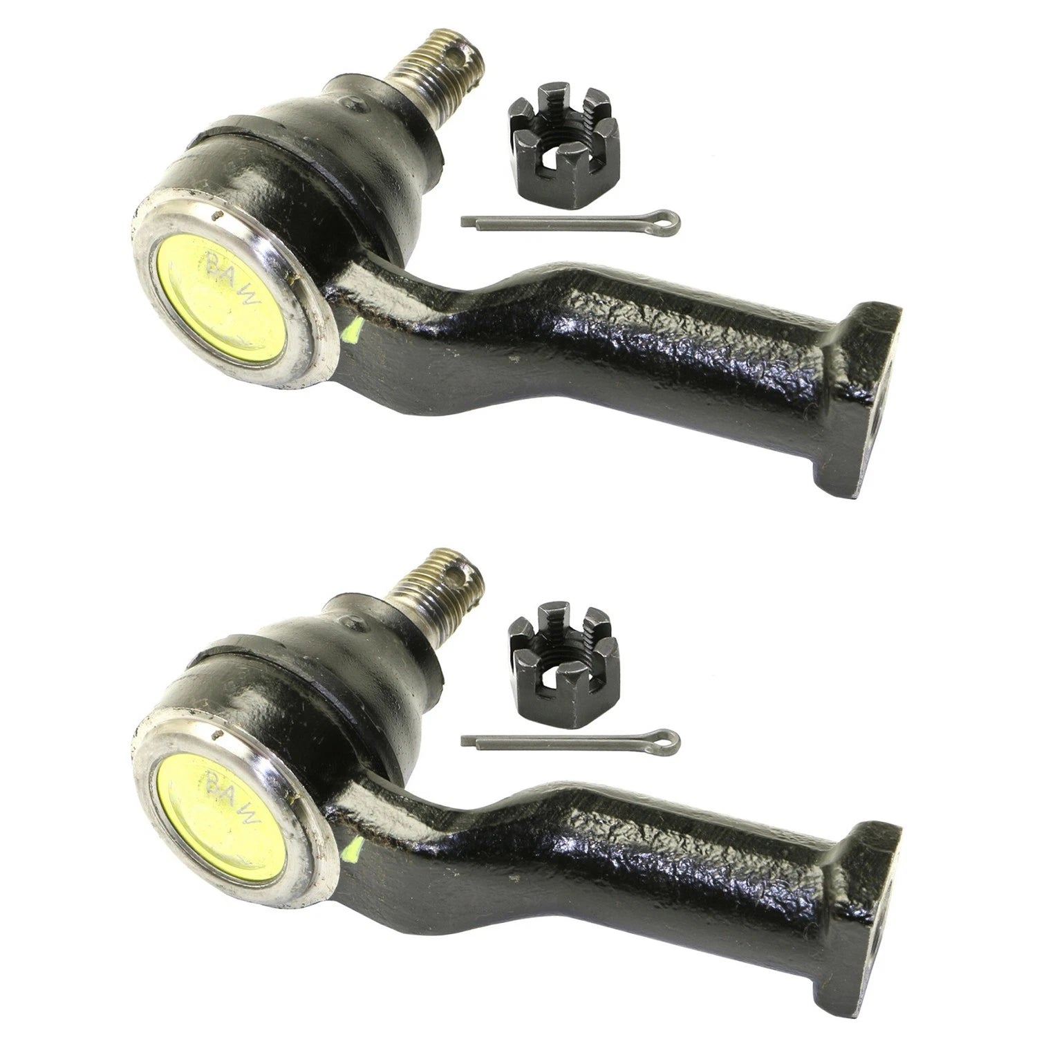 2X Moog Front Outer Steering Tie Rod Ends for Mazda Miata