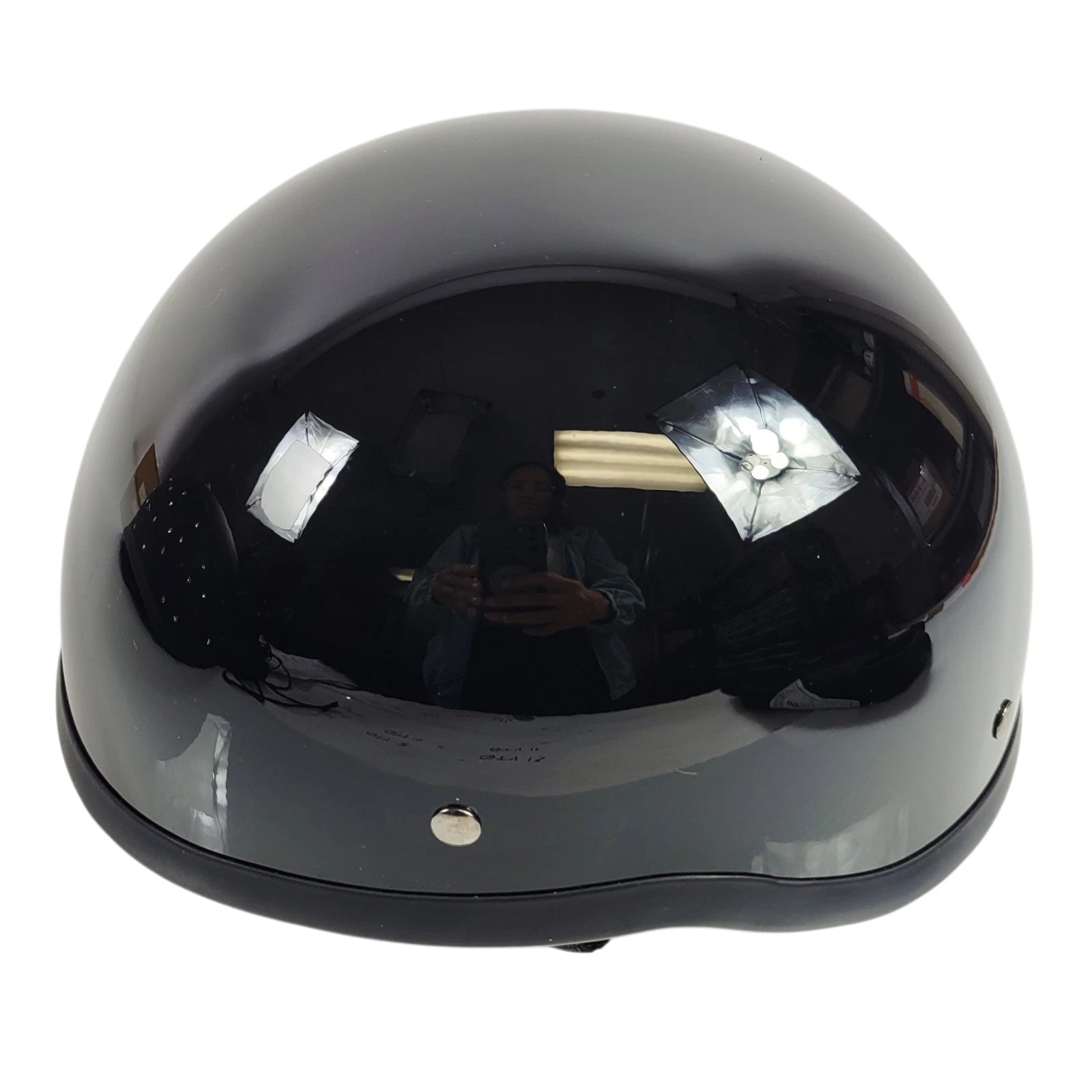Bare Bones DOT Motorcycle Helmet for Harley Davidson (S)