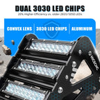 Front Bumper with LED Light Bar Kit for Yamaha Raptor 700 YFM700 (2013–2026)