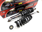 280mm JBS Black/Chrome Rear Shock Absorbers for Yamaha DT80 (1981-1983)