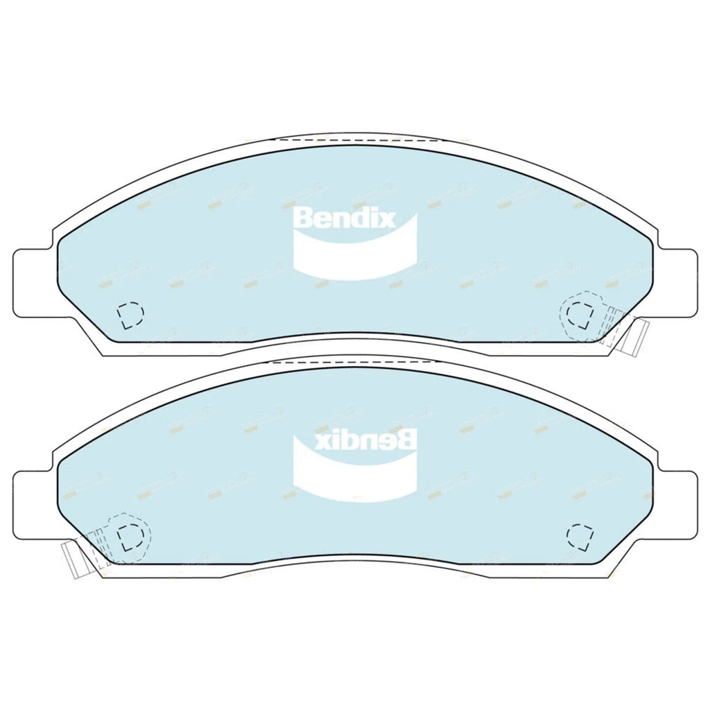 4WD Front Disc Brake Pads Set for Isuzu D-Max (2008-2020)