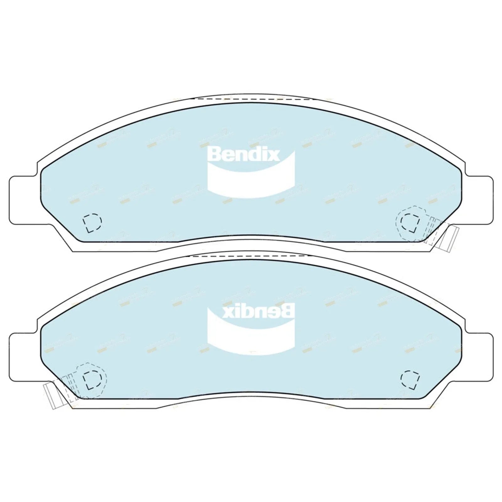 4WD Front Disc Brake Pads Set for Isuzu D-Max (2008-2020)
