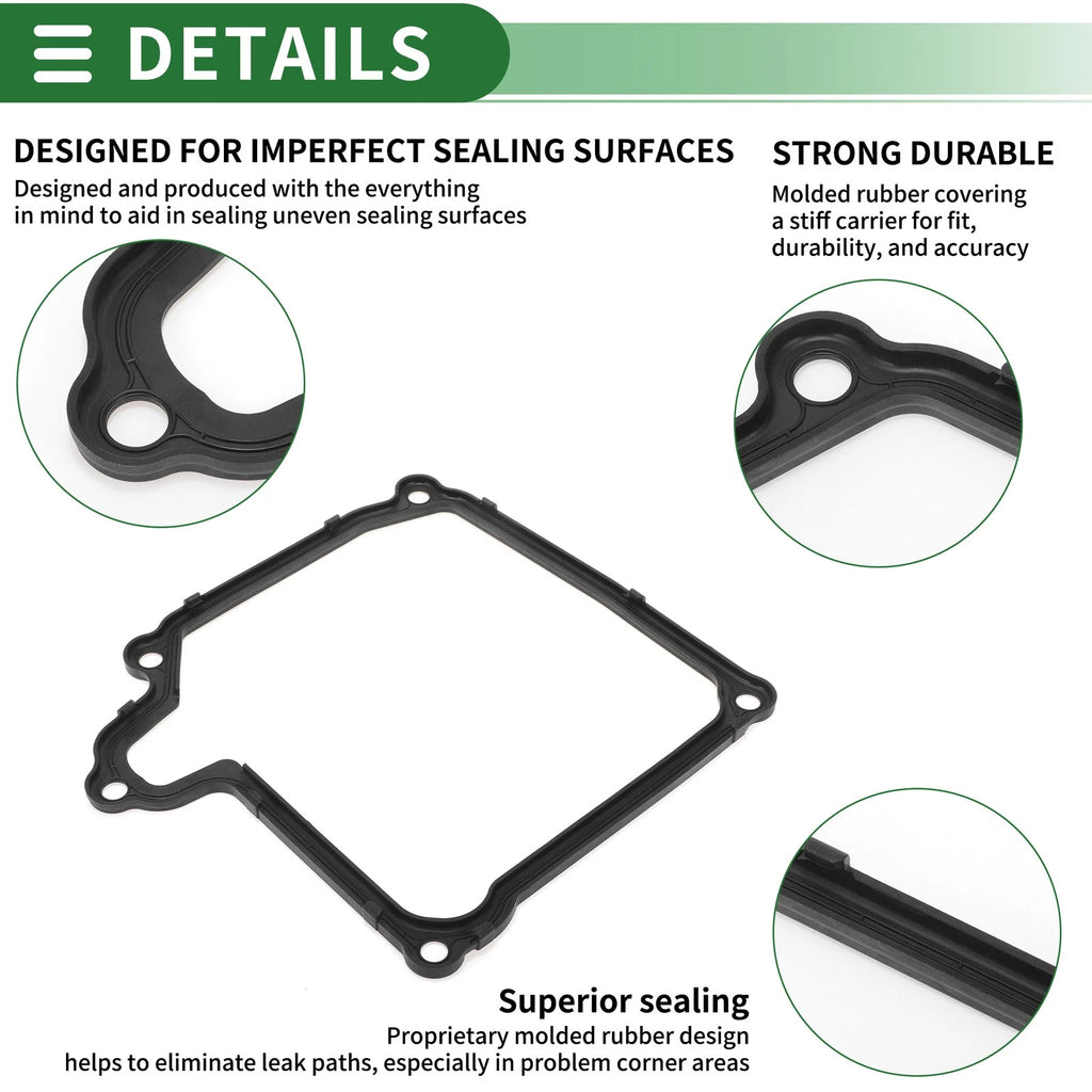 Oil Pan Gasket for Audi A3 S3 (2006–2018) No.02E321371E 1Pc